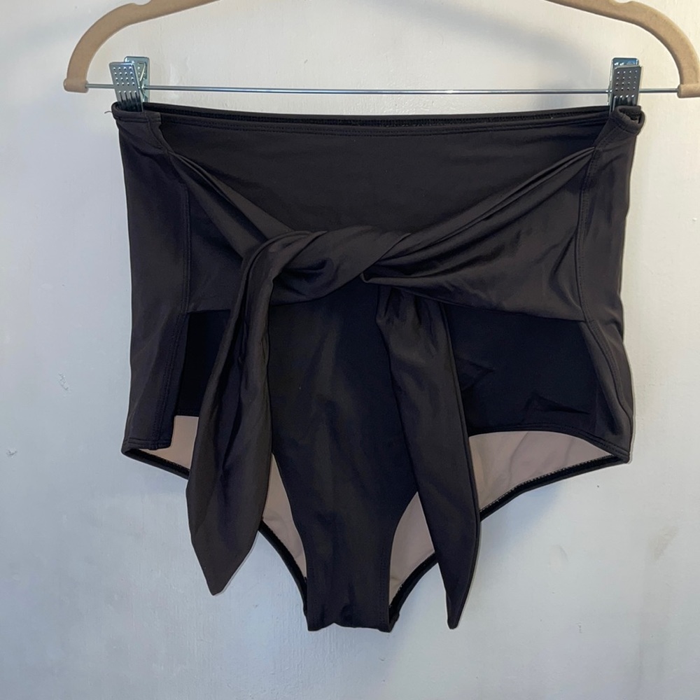 Kortni Jeane Tie Up Front Bottoms Black